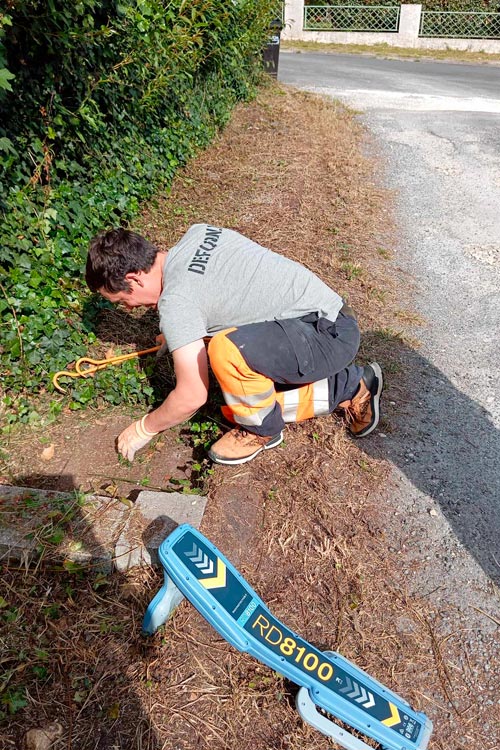 Détection des canalisations souterraines à Caudéran.