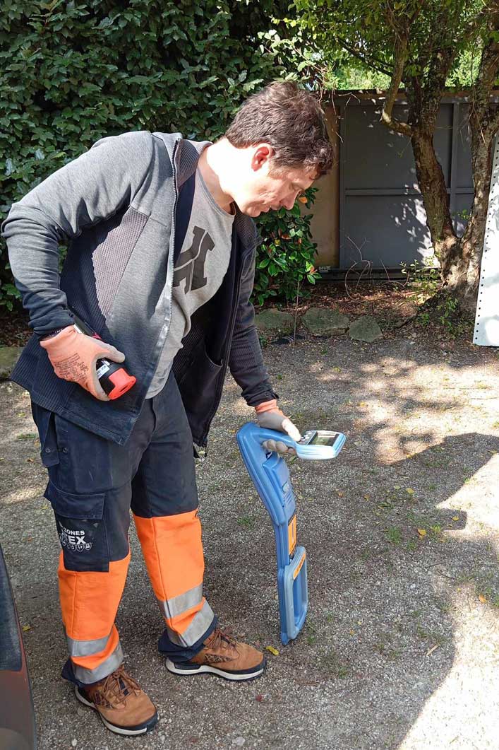 Détection de canalisations à Talence pour sécuriser les travaux sur réseaux souterrains.