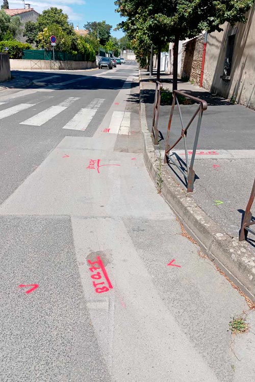 Entreprise marquage piquetage.