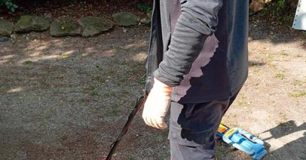 Recherche tuyau enterré : géoradar utilisé pour localiser une fuite sur réseau d’eau potable.